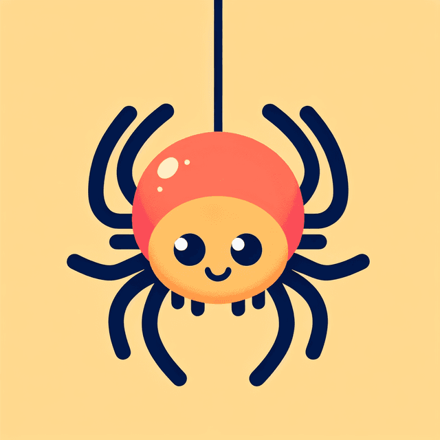 AI generated spider sticker